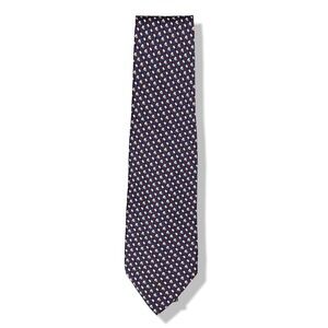 Vintage Robert Talbott Studio Silk Tie Burgundy Blue Yellow Geometric 58x4